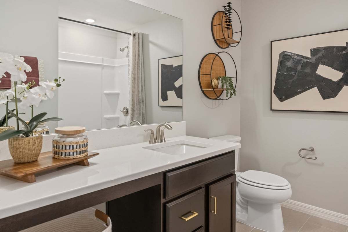 Secondary bathroom