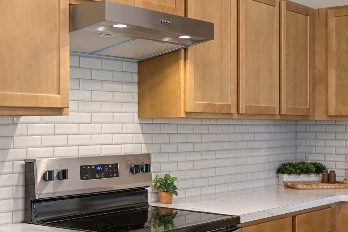 Tile backsplash