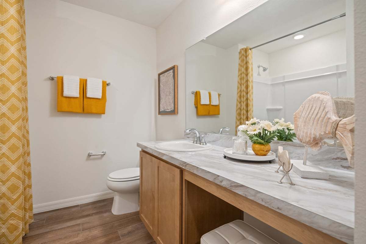 Secondary bathroom