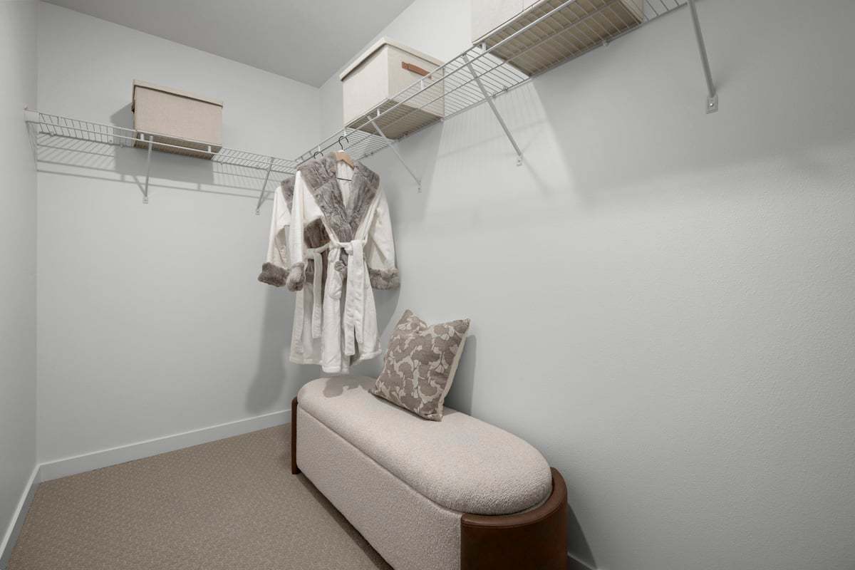 Primary walk-in closet