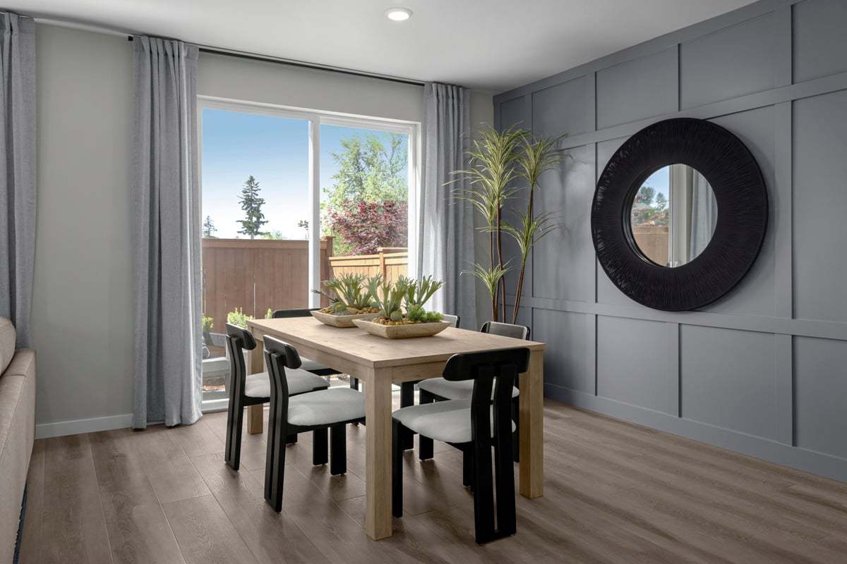 Plan 1928 Modeled - Dining area