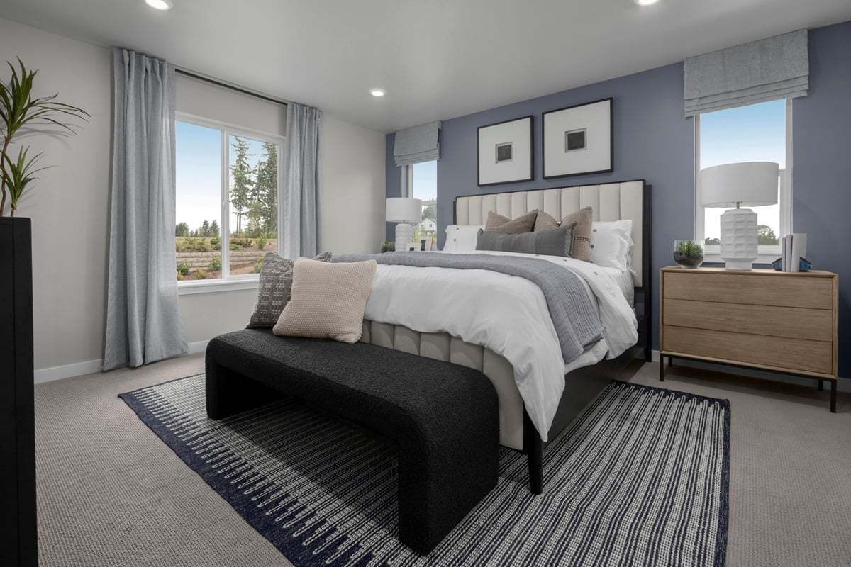 Plan 1928 Modeled - Primary bedroom