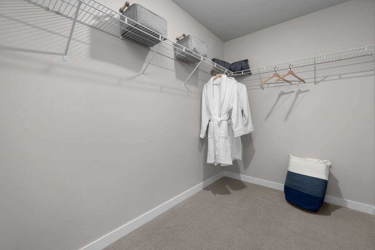 Primary walk-in closet