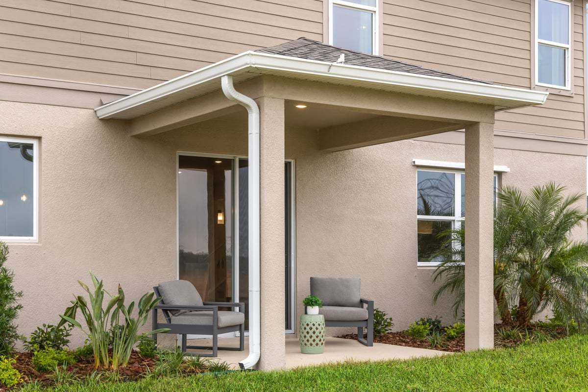 Covered patio
