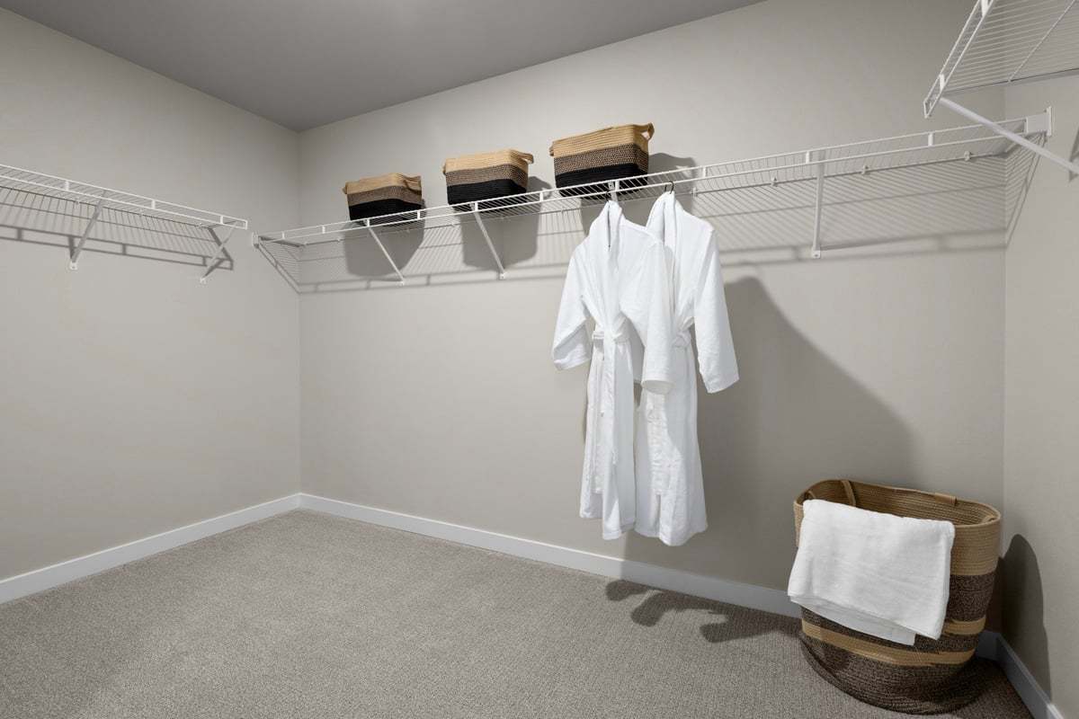 Primary walk-in closet