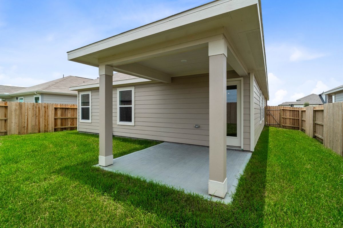 Covered patio