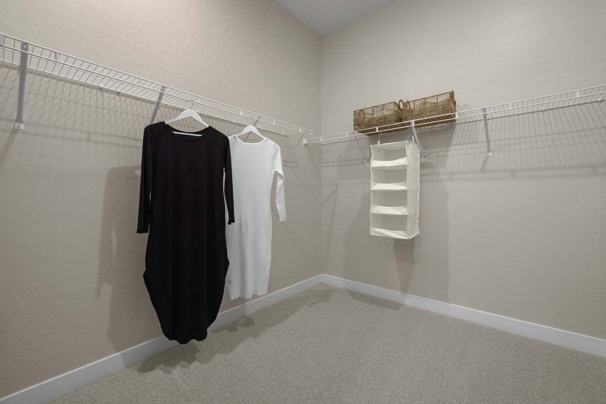 Primary walk-in closet