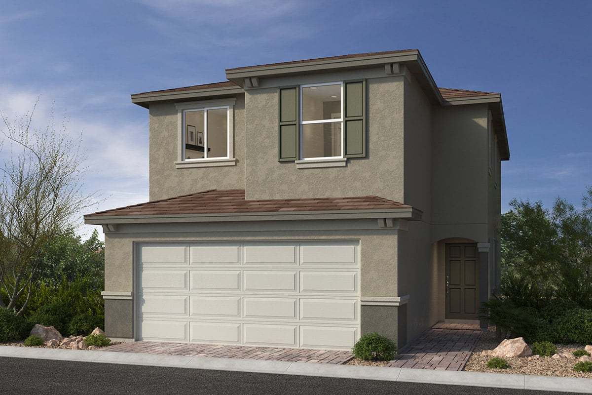 Plan 1572 Modeled - Vales at Manzano: Las Vegas, Nevada - KB Home