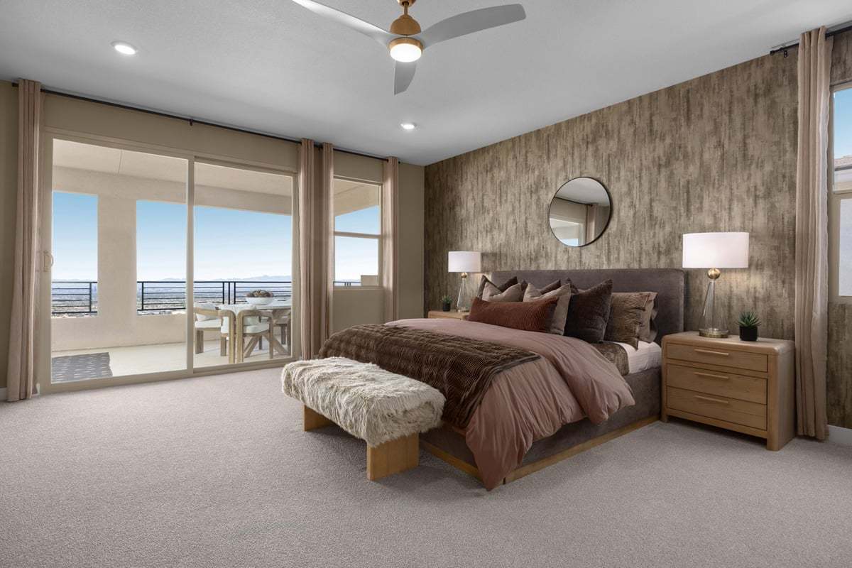 Plan 3095 Modeled - Primary bedroom