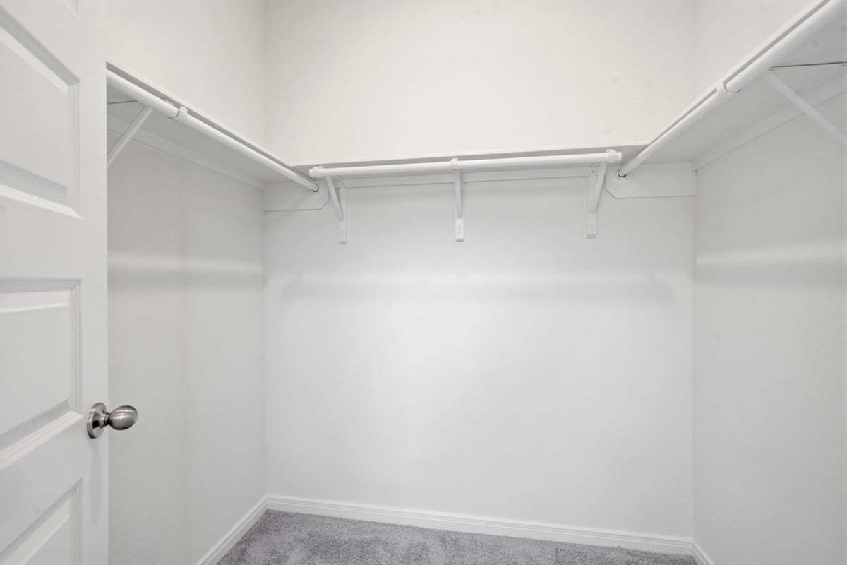 Primary walk-in closet