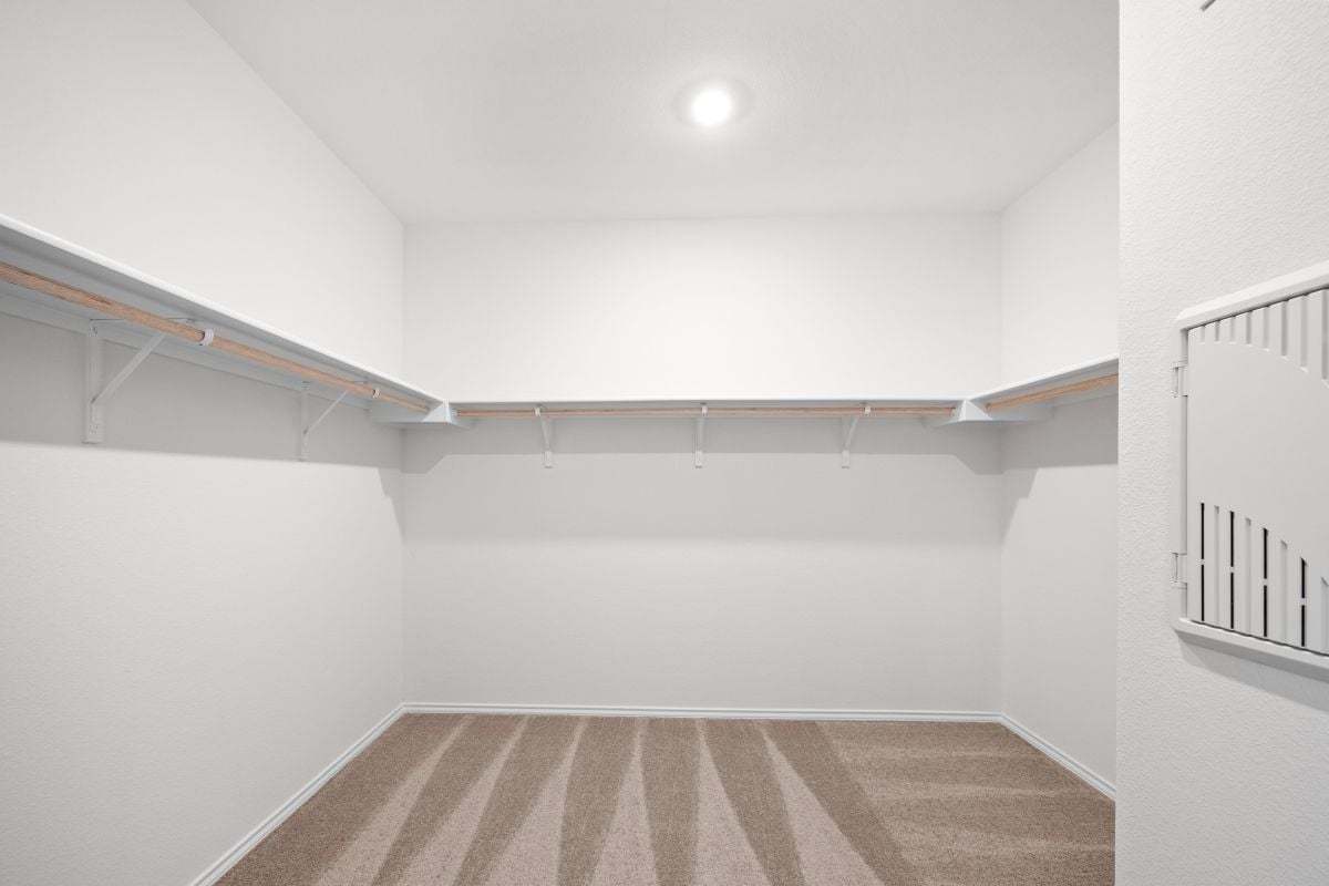Primary walk-in closet