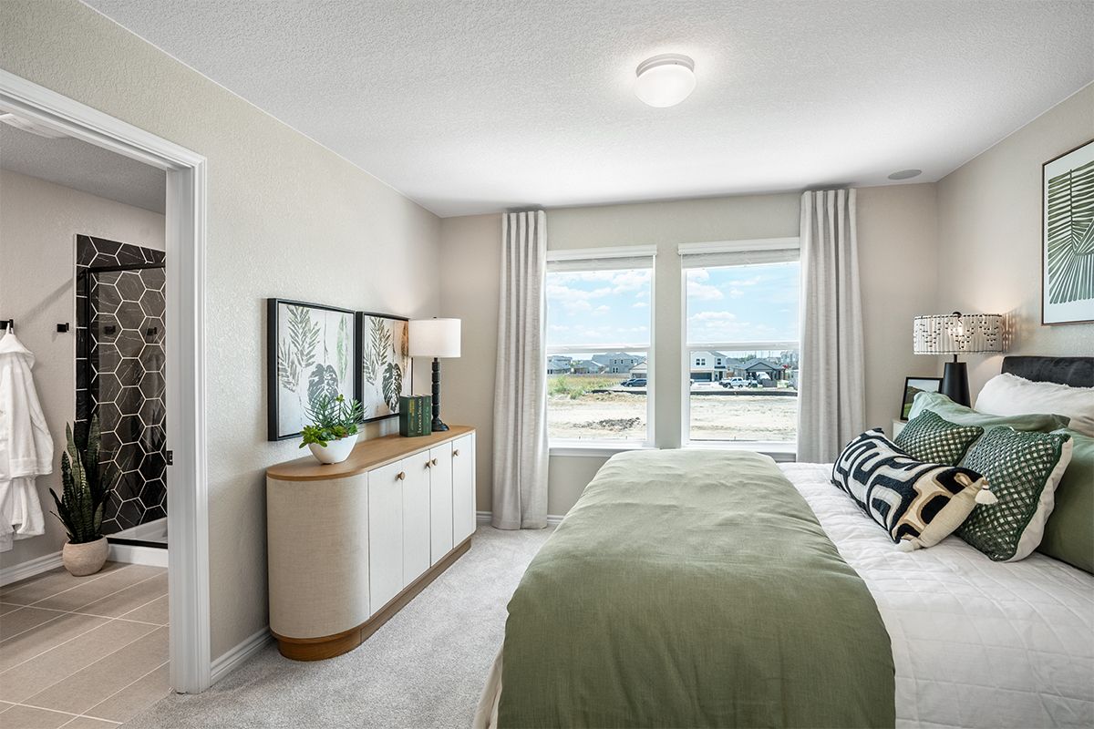 Plan 1676 Modeled - Primary bedroom