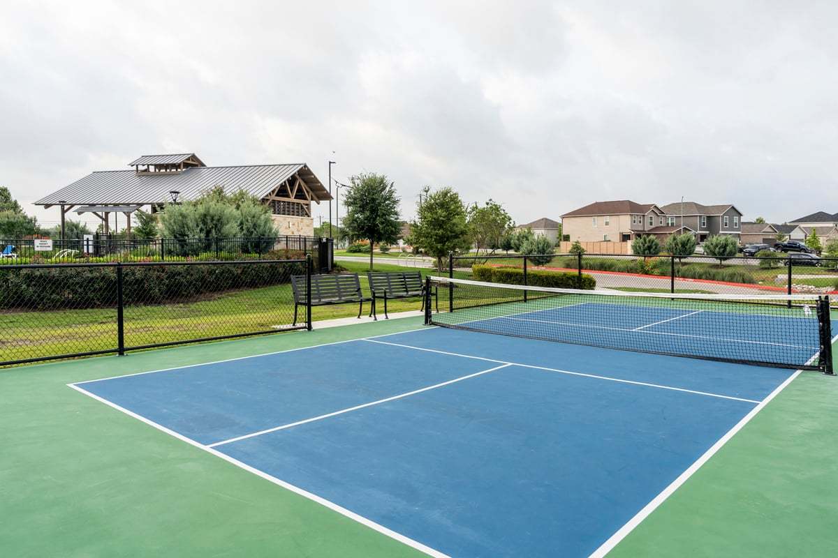 Community pickleball court