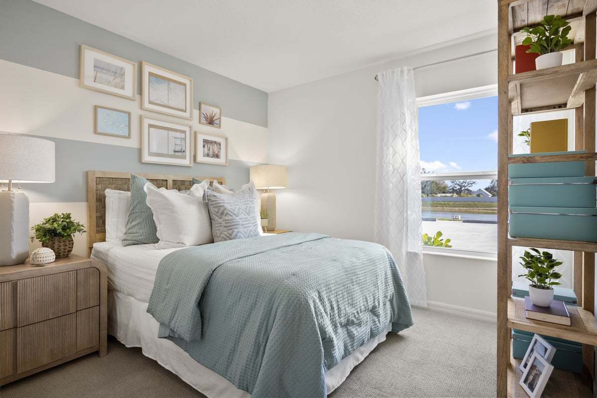 Plan 1637 Modeled - Spacious secondary bedrooms