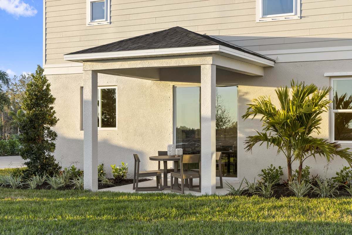 Covered patio