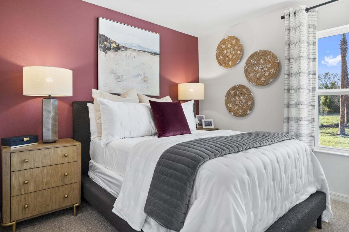 Plan 1511 Modeled - Spacious secondary bedrooms