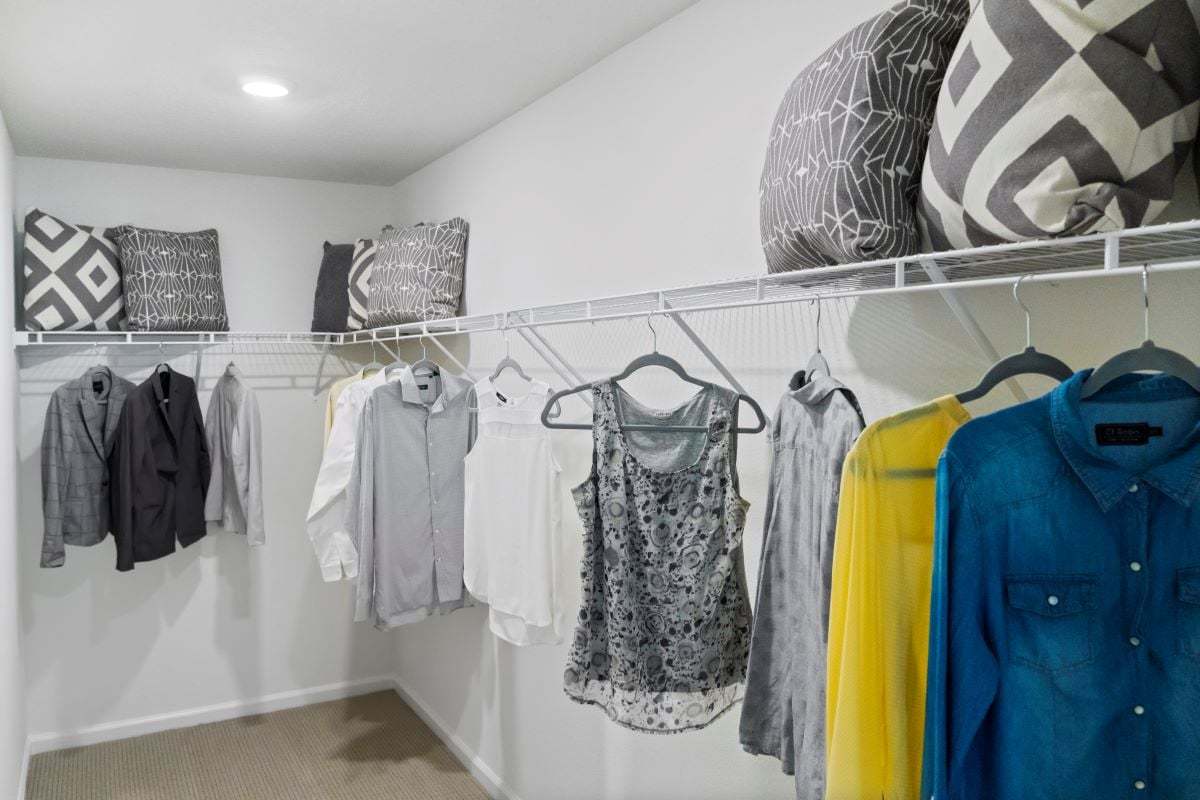 Plan 2387 Modeled - Walk-in closet at primary suite