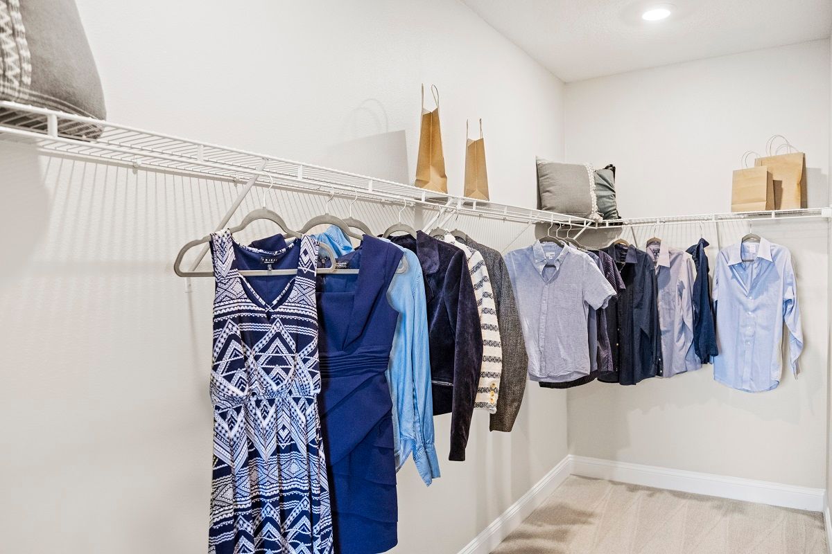 Plan 1501 Modeled - Spacious walk-in closet