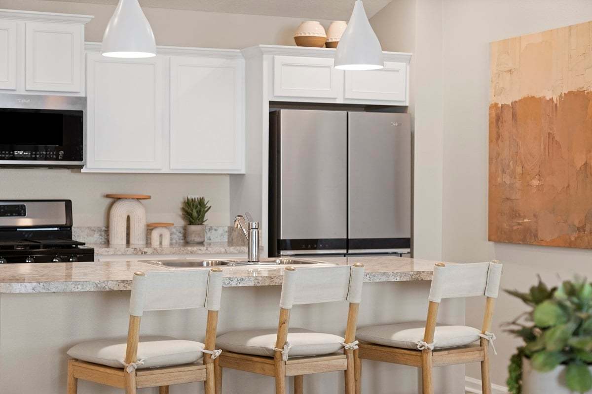 Plan 1501 Modeled - Kitchen bar