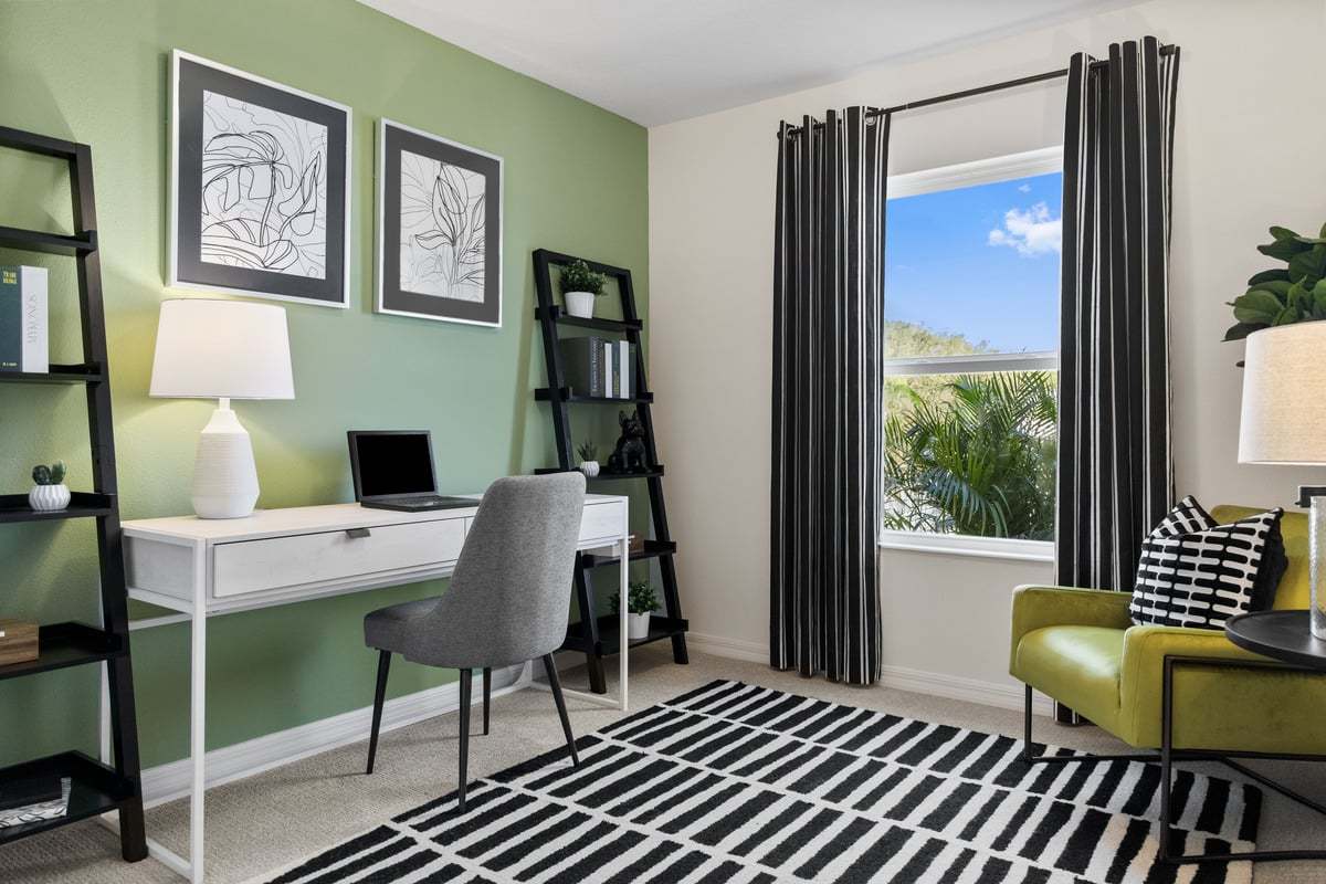 Spacious secondary bedrooms