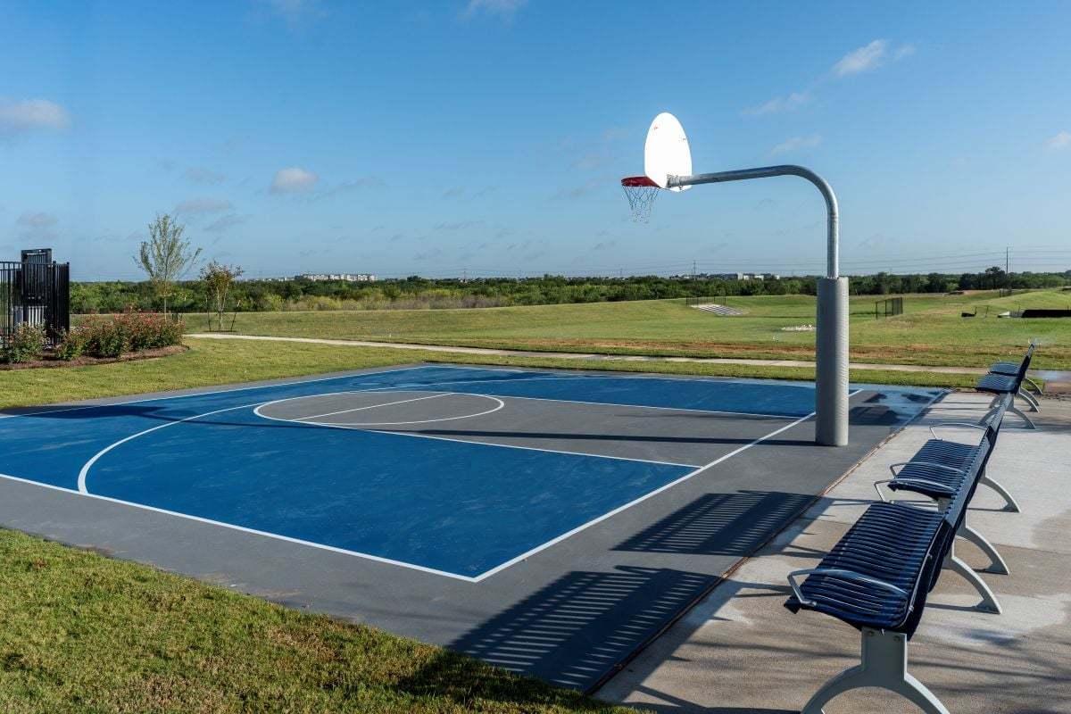 Community basketball court