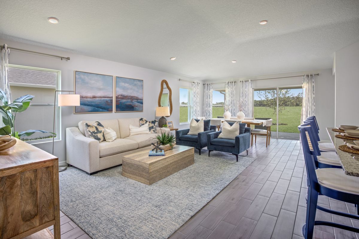 Plan 1662 Modeled - Great room