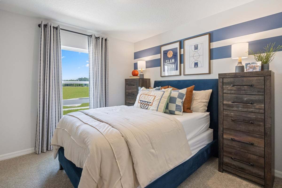 Plan 1662 Modeled - Bedroom 3