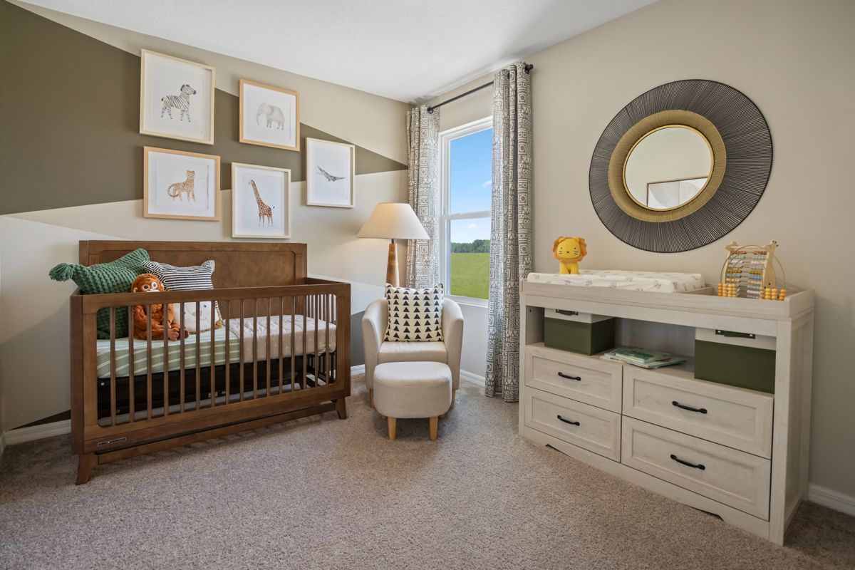 Plan 1852 Modeled - Bedroom 3