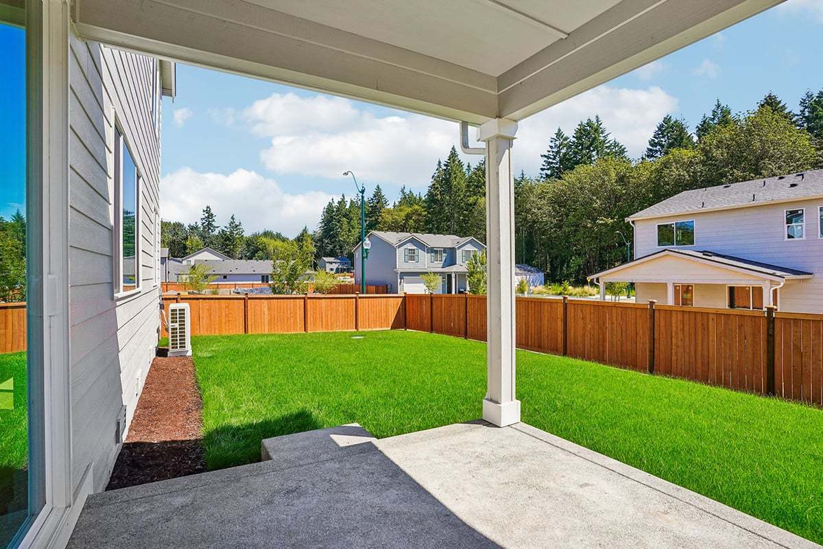 Covered patio