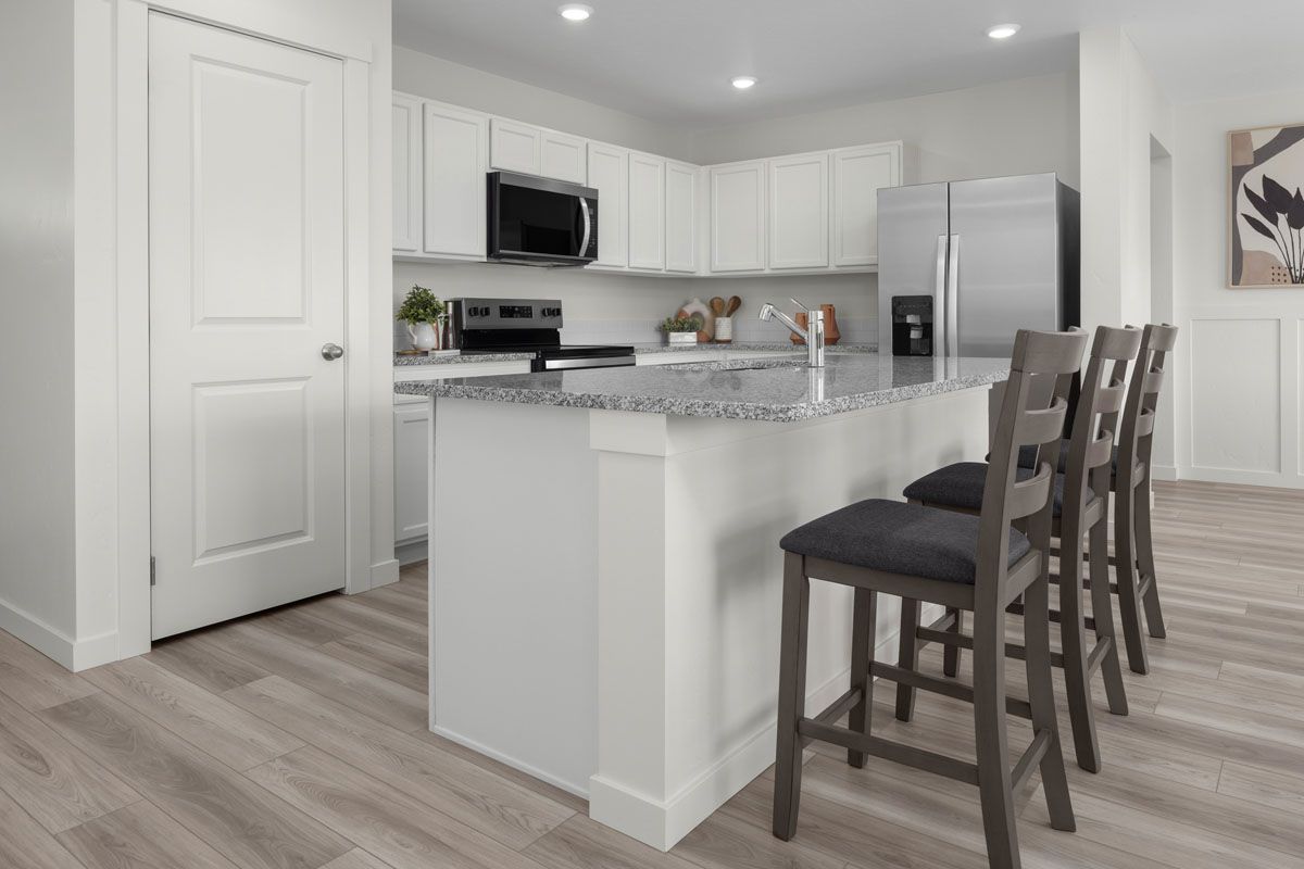 Plan 1570 Modeled - Kitchen island