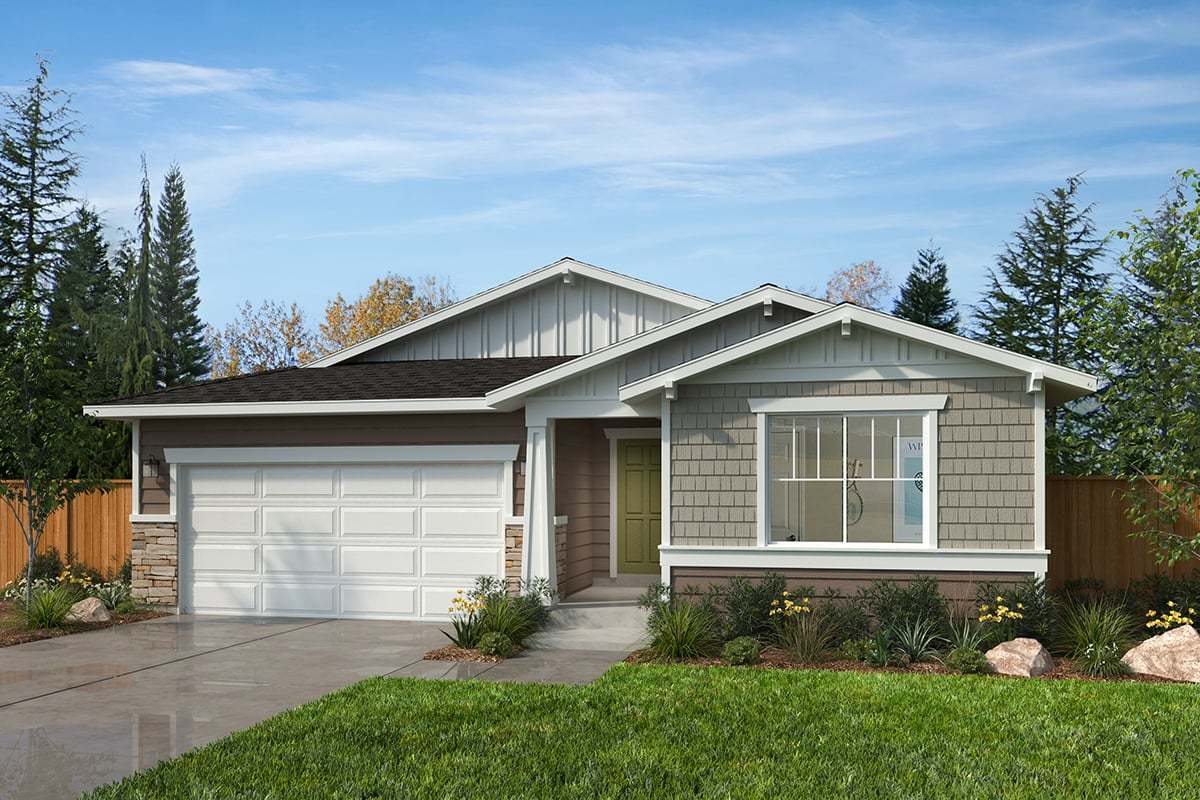 Exterior B with optional masonry
