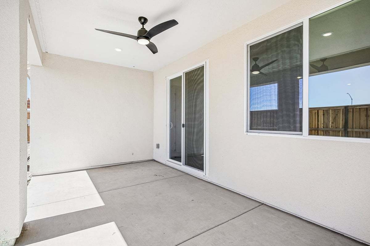 Covered patio