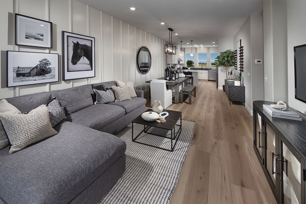 Plan 1396 Modeled - Great room