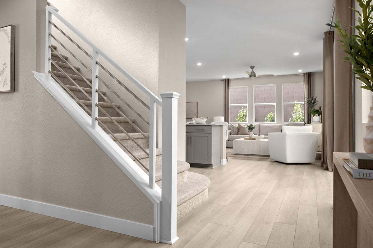 Wrought-iron stair rail