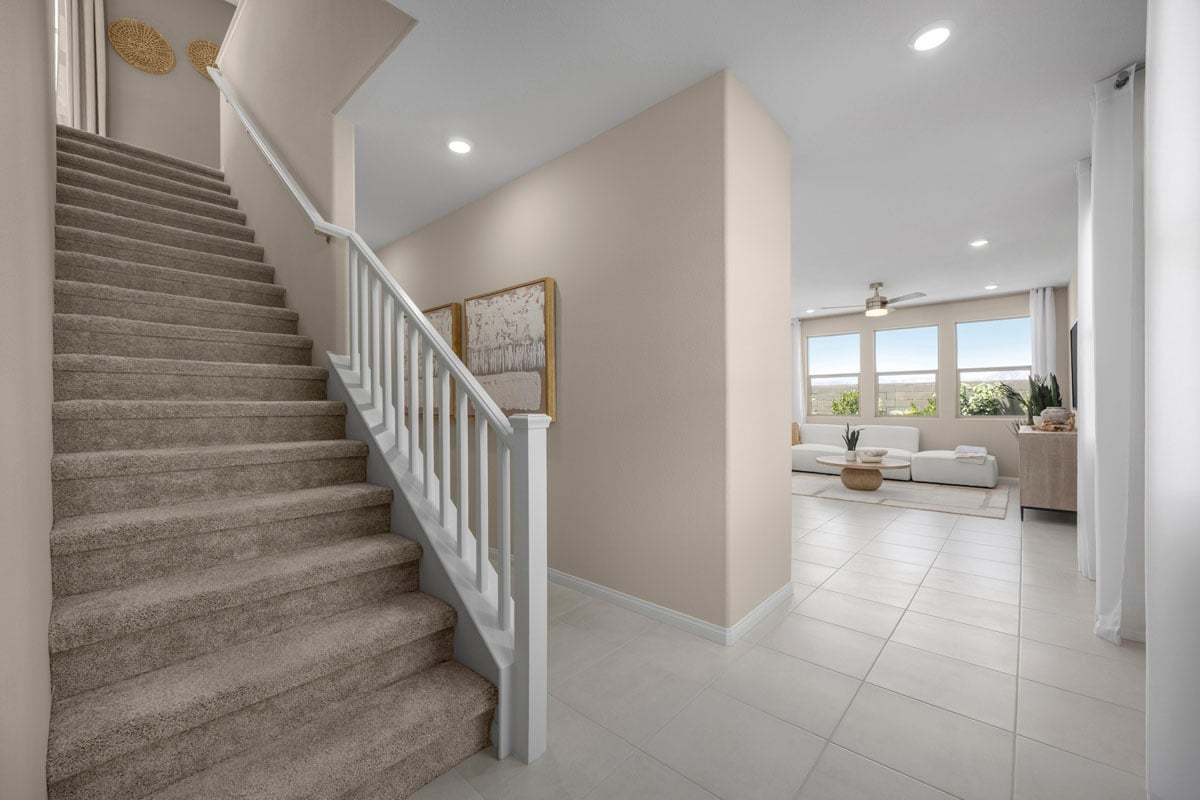 Plan 1832 Modeled - Mission-style stair rail