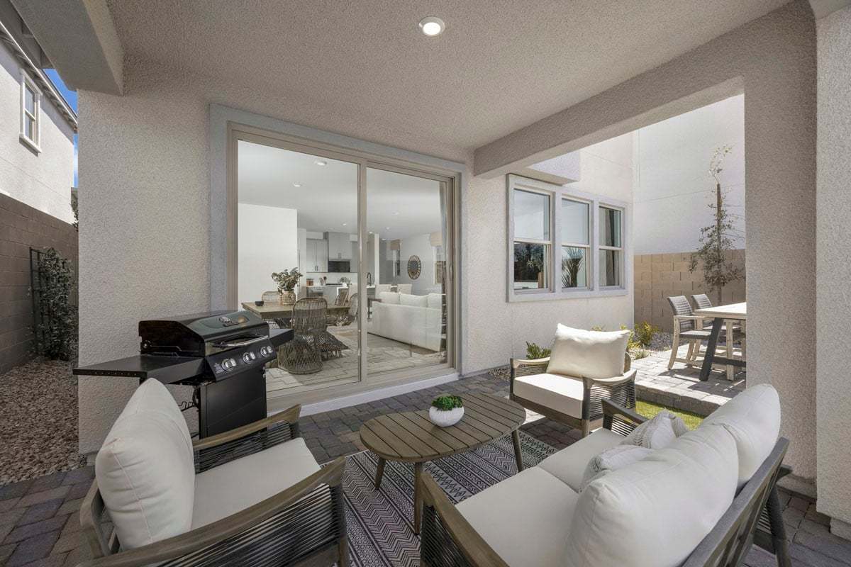 Covered patio