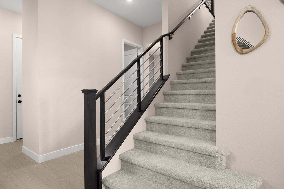 Plan 2466 Modeled - Wrought-iron stair rail