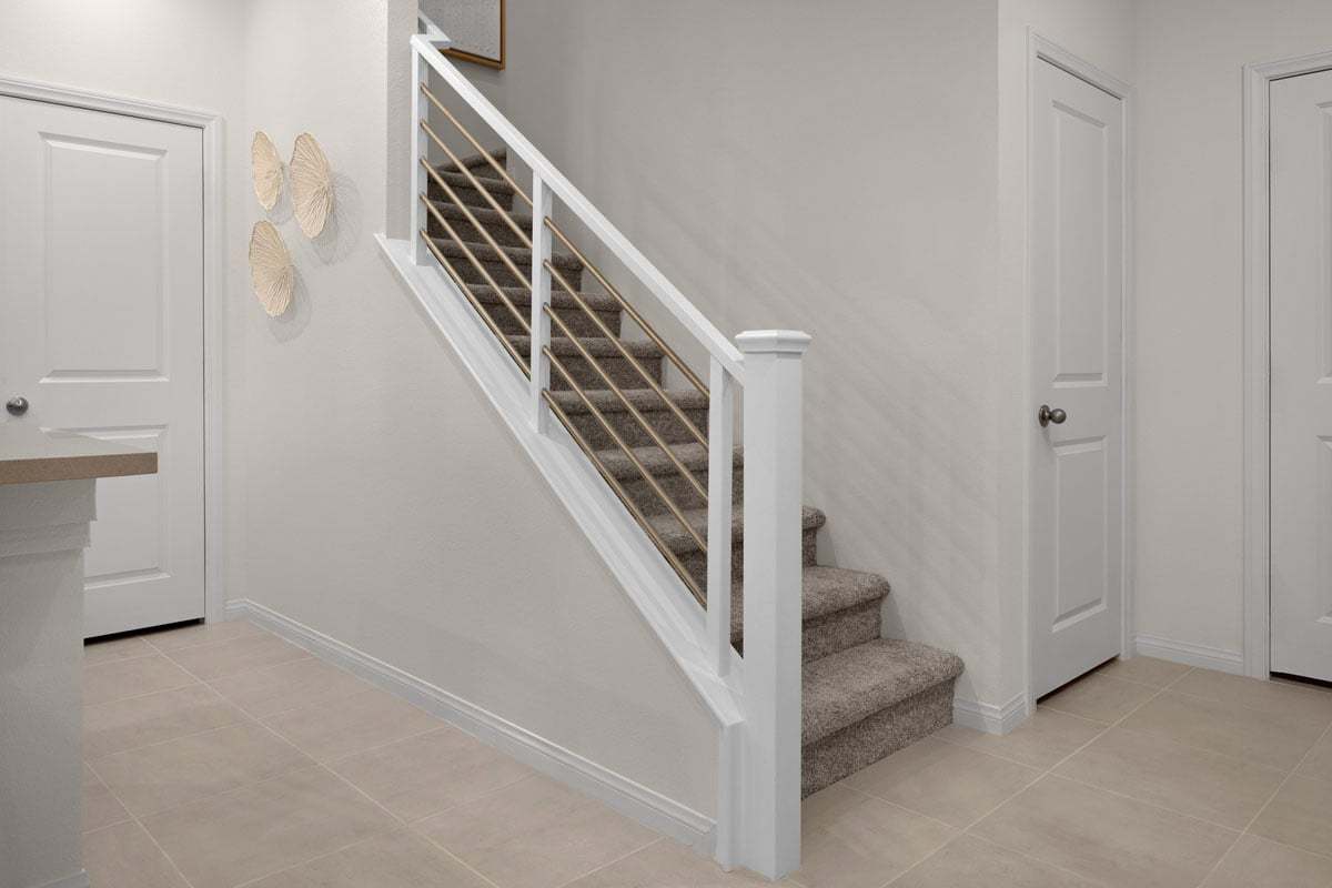 Wrought-iron stair rail