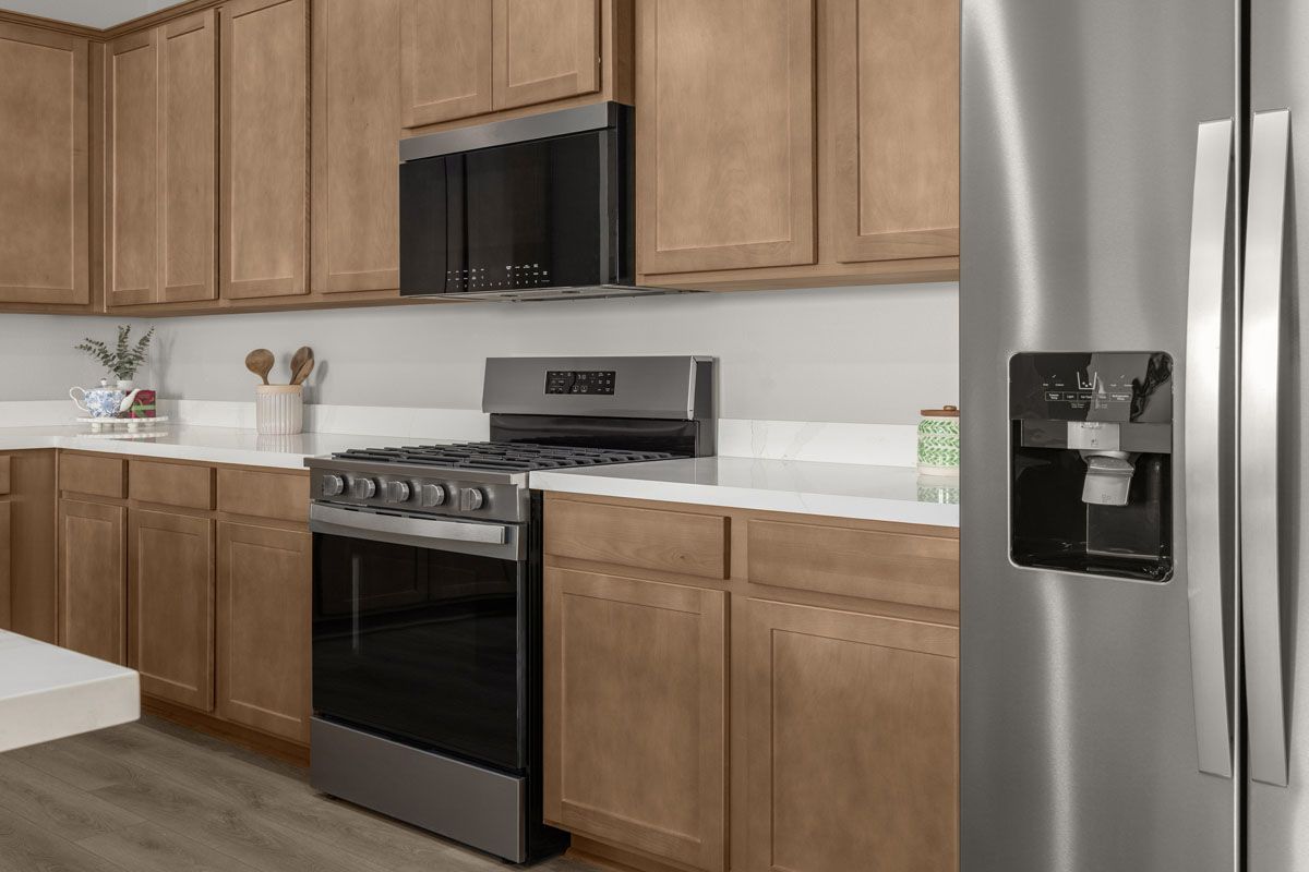 Plan 1809 End Unit Modeled - Stainless steel appliances