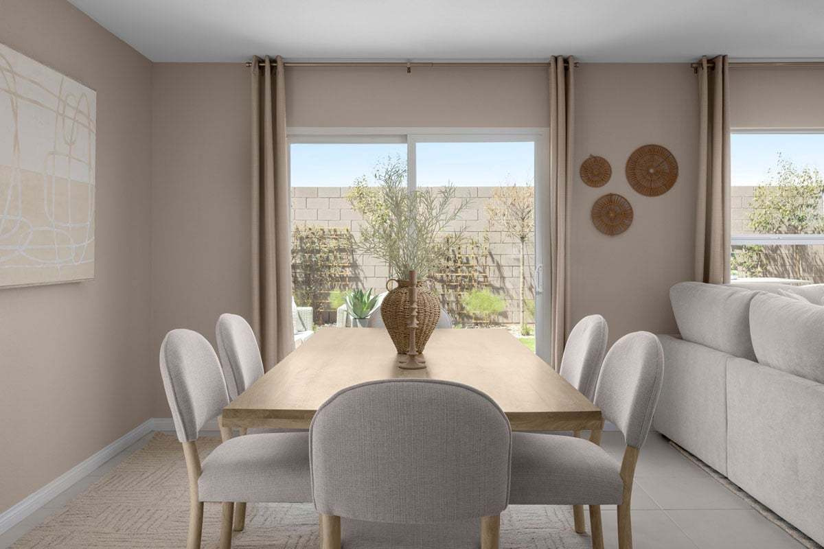 Plan 1850 Modeled - Dining area