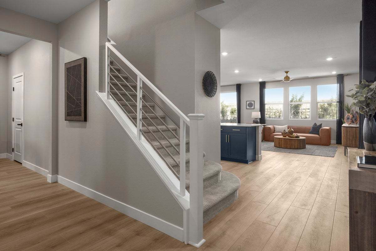 Wrought-iron stair rail