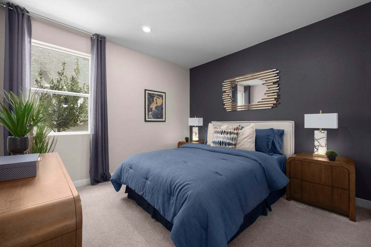 Plan 2124 Modeled - Downstairs bedroom