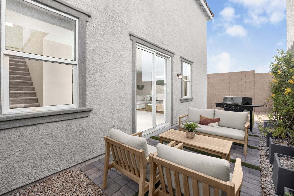 Side patio