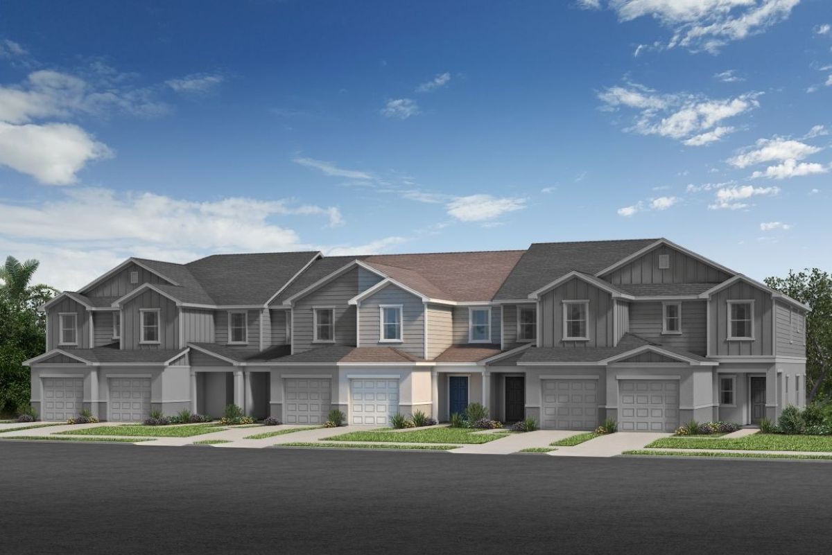 Plan 1463 Modeled - Reserve at Forest Lake Townhomes: Lake Wales, Florida - KB Home