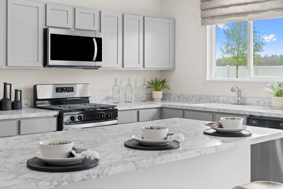 Plan 1769 Modeled - Stainless steel kitchen appliances