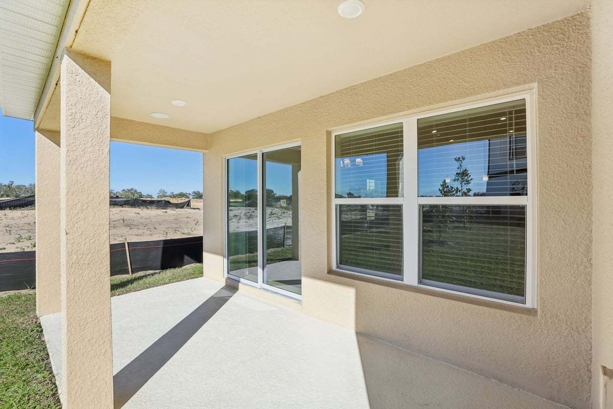 Covered patio