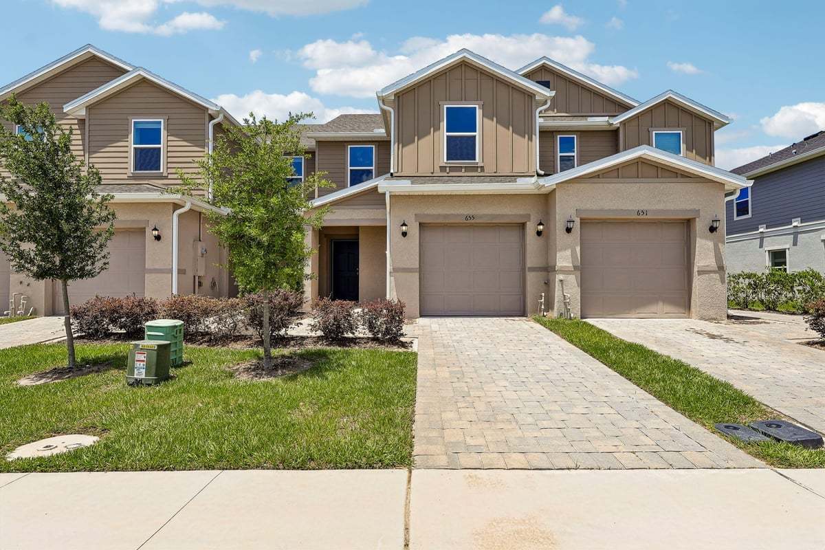 Plan 1557 - Reserve at Forest Lake Townhomes: Lake Wales, Florida - KB Home