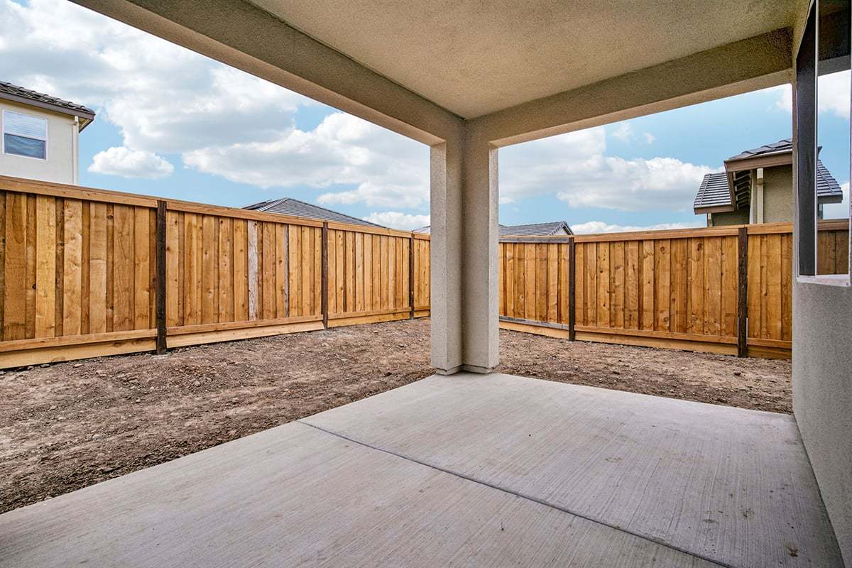 Covered patio