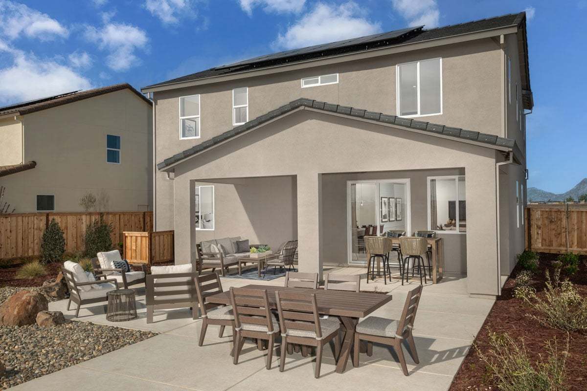 Covered patio