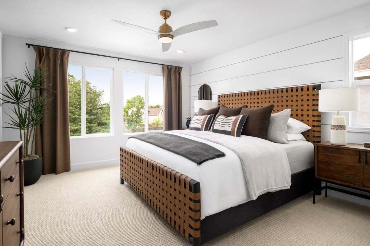 Plan 1856 Modeled - Primary bedroom